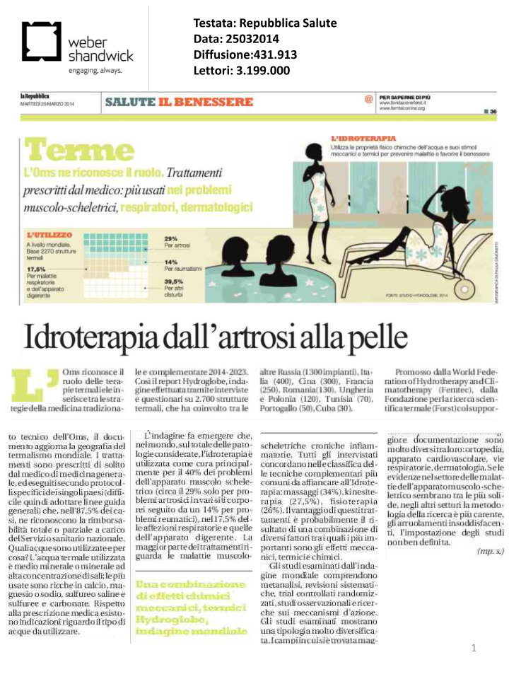 La Repubblica Idroterapia